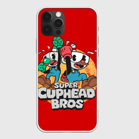 Чехол для iPhone 12 Pro Max с принтом Super Cuphead Bros в Екатеринбурге, Силикон |  | Тематика изображения на принте: arkade | cup head | cuphead | game | games | mario | аркада | игра | игры | кап хэд | капхед | купа хэд | марио | сгз руфв | сгзруфв | чашкоголовый