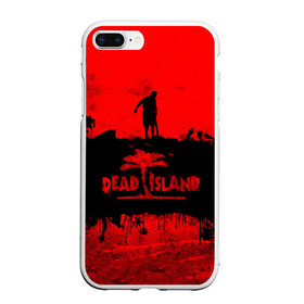 Чехол для iPhone 7Plus/8 Plus матовый с принтом Island of blood в Екатеринбурге, Силикон | Область печати: задняя сторона чехла, без боковых панелей | dead island | game | games | zombi | zomby | апокалепсис | апокалипсис | вуфв шыдфтв | дэд исланд | зомби | игра | игры | мертвый остров