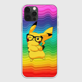 Чехол для iPhone 12 Pro Max с принтом Пикачу в очках в Екатеринбурге, Силикон |  | anime | picachu | pikachu | аниме | милый | пика | пикачу | покебол | покемон