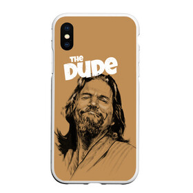 Чехол для iPhone XS Max матовый с принтом The Big Lebowski (Dude) в Екатеринбурге, Силикон | Область печати: задняя сторона чехла, без боковых панелей | big lebowski | donney | dude | lebowski | the big lebowski | the dude | walter | большой лебовски | лебовски | чувак