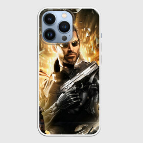 Чехол для iPhone 13 Pro с принтом Adam Jensen в Екатеринбурге,  |  | cyberpunk | deus ex | game | games | адам дженсен | будущее | деус екс | деус экс | игра | игры | киберпанк