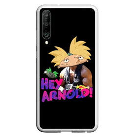 Чехол для Honor P30 с принтом Hey Arnold (Predator) в Екатеринбурге, Силикон | Область печати: задняя сторона чехла, без боковых панелей | arnie | arnold | burt | gerald | hey | johanssen | martin | nickelodeon | predator | арни | арнольд | берт | джеральд | джохансен | мартин | мульт | мультфильм | никелодеон | хищник | шварценеггер | эй