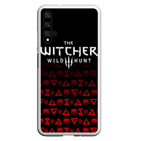 Чехол для Honor 20 с принтом THE WITCHER [1] в Екатеринбурге, Силикон | Область печати: задняя сторона чехла, без боковых панелей | the witcher | the witcher wild hunt | ведьмак | ведьмак 3: дикая охота