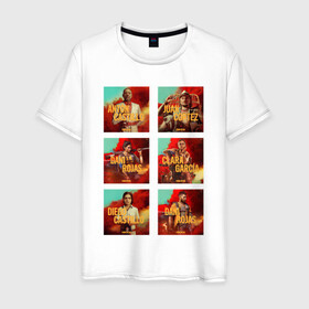 Мужская футболка хлопок с принтом Far Cry Posters в Екатеринбурге, 100% хлопок | прямой крой, круглый вырез горловины, длина до линии бедер, слегка спущенное плечо. | games | poster | ubisoft | дани | диего | яра