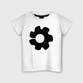 Детская футболка хлопок с принтом Housemarque в Екатеринбурге, 100% хлопок | круглый вырез горловины, полуприлегающий силуэт, длина до линии бедер | games | housemarque | logo | playstation | ps5 | returnal
