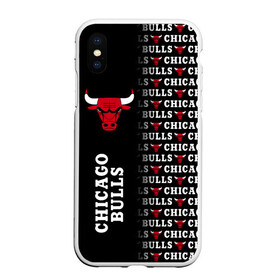 Чехол для iPhone XS Max матовый с принтом CHICAGO BULLS [7] в Екатеринбурге, Силикон | Область печати: задняя сторона чехла, без боковых панелей | basketball | bulls | chicago | chicago bulls | jordan | nba | баскетбол | джордан | нба | чикаго буллз