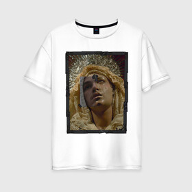 Женская футболка хлопок Oversize с принтом Lil peep crybaby в Екатеринбурге, 100% хлопок | свободный крой, круглый ворот, спущенный рукав, длина до линии бедер
 | crybaby | gustav elijah ahr | lil peep | лил пип