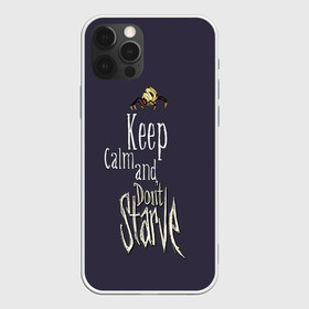 Чехол для iPhone 12 Pro Max с принтом Keep clam and dont starve в Екатеринбурге, Силикон |  | Тематика изображения на принте: animation | dont starve | dont starve together | game | games | mult | survive | выживалка | выживание | донт старв | игра | игры | мульт | не голодай | не голодайка