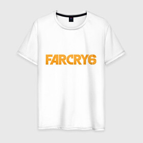 Мужская футболка хлопок с принтом FC6 Logo в Екатеринбурге, 100% хлопок | прямой крой, круглый вырез горловины, длина до линии бедер, слегка спущенное плечо. | far cry | fc6 | gamer | games | ubisoft | фар край | яра