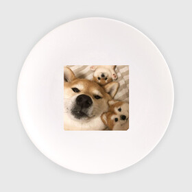 Тарелка с принтом Мем про собак в Екатеринбурге, фарфор | диаметр - 210 мм
диаметр для нанесения принта - 120 мм | белый | игрушки мягкие | мем | милый | прикол | сиба ину | собака
