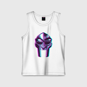 Детская майка хлопок с принтом MF Doom Mask в Екатеринбурге,  |  | doom | hip hop | mf doom | music | rap | rip | маска | микрофон | музыка | рэп | рэпер | стиль | хип хоп