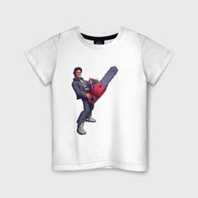 Детская футболка хлопок с принтом Том Круз ретро стиль в Екатеринбурге, 100% хлопок | круглый вырез горловины, полуприлегающий силуэт, длина до линии бедер | актер | бензопила | круз | ретро