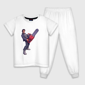 Детская пижама хлопок с принтом Том Круз ретро стиль в Екатеринбурге, 100% хлопок |  брюки и футболка прямого кроя, без карманов, на брюках мягкая резинка на поясе и по низу штанин
 | Тематика изображения на принте: актер | бензопила | круз | ретро