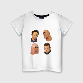 Детская футболка хлопок с принтом Том и его друзья в Екатеринбурге, 100% хлопок | круглый вырез горловины, полуприлегающий силуэт, длина до линии бедер | Тематика изображения на принте: актер | круз | ники минаж | скала
