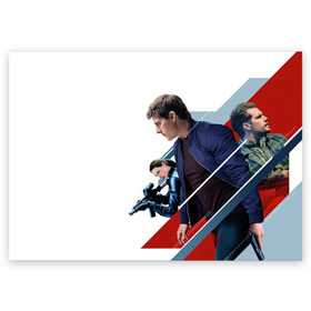 Поздравительная открытка с принтом Mission: Impossible Art в Екатеринбурге, 100% бумага | плотность бумаги 280 г/м2, матовая, на обратной стороне линовка и место для марки
 | актер | миссия невыполнима | фильм