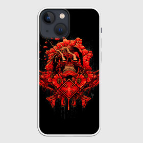 Чехол для iPhone 13 mini с принтом Gears Squad в Екатеринбурге,  |  | game | games | gears of war | gow | гирс оф вар | гов | игра | игры | маркус феникс | пуфкы ща цфк