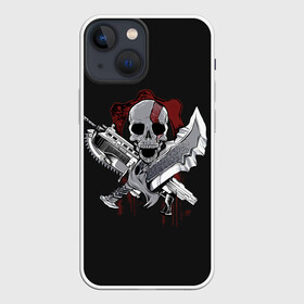 Чехол для iPhone 13 mini с принтом Gears of war в Екатеринбурге,  |  | game | games | gears of war | god of war | gow | гирс оф вар | гов | год оф вар | игра | игры | маркус феникс | пуфкы ща цфк