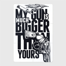 Магнитный плакат 2Х3 с принтом MU GUN в Екатеринбурге, Полимерный материал с магнитным слоем | 6 деталей размером 9*9 см | bullet | gun | man | strong | text | мой | мужские | надпись | оружие | патроны | пацанские | пистолет | пуля | револьвер | ствол | текст