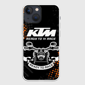 Чехол для iPhone 13 mini с принтом KTM MOTORCYCLES   КТМ МОТОЦИКЛЫ в Екатеринбурге,  |  | Тематика изображения на принте: ktm | ktm duke | motorcycle. | байк | байкер | ктм | ктм дюк | мотоспорт | мототехника | мотоцикл | мотоциклист | скутер