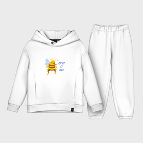 Детский костюм хлопок Oversize с принтом Пчела Blet it bee в Екатеринбурге,  |  | blet it bee | let it be | пчела | так блэт