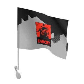 Флаг для автомобиля с принтом FARCRY  в Екатеринбурге, 100% полиэстер | Размер: 30*21 см | farcry | fc 5 | fc5 | фар край