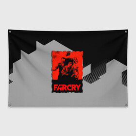 Флаг-баннер с принтом FARCRY  в Екатеринбурге, 100% полиэстер | размер 67 х 109 см, плотность ткани — 95 г/м2; по краям флага есть четыре люверса для крепления | farcry | fc 5 | fc5 | фар край