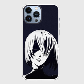 Чехол для iPhone 13 Pro Max с принтом Nier Automata | 2B (Z) в Екатеринбурге,  |  | 2b | automata | bayonetta | drakengard | nier | nier automata | rpg | yorha | yorha 2b | компьютерная игра | ниэр | рпг