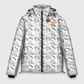 Мужская зимняя куртка 3D с принтом Крутые бобры паттерн в Екатеринбурге, верх — 100% полиэстер; подкладка — 100% полиэстер; утеплитель — 100% полиэстер | длина ниже бедра, свободный силуэт Оверсайз. Есть воротник-стойка, отстегивающийся капюшон и ветрозащитная планка. 

Боковые карманы с листочкой на кнопках и внутренний карман на молнии. | beaver | daggett | doofus | norbert | the angry beavers | бобр | деггет | дуфус | злые бобры | крутые бобры | норберт | фостер