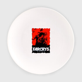 Тарелка с принтом FARCRY  | ФАРКРАЙ  в Екатеринбурге, фарфор | диаметр - 210 мм
диаметр для нанесения принта - 120 мм | Тематика изображения на принте: farcry | fc 5 | fc5 | фар край