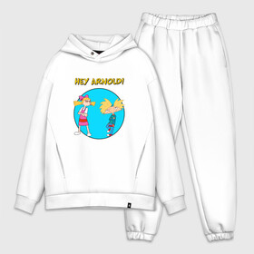 Мужской костюм хлопок OVERSIZE с принтом Hey Arnold Arnold and Helga в Екатеринбурге,  |  | arnold | football | gerald | geraldine | head | helga | hey arnold | johanssen | nickelodeon | pataki | shortman | арнольд | башка | берман | гарольд | джеральд | джеральдин | джоханссен | патаки | репоголовый | футбольная | хельга | шортмэн 