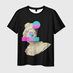 Мужская футболка 3D с принтом Статуя Греческая в Екатеринбурге, 100% полиэфир | прямой крой, круглый вырез горловины, длина до линии бедер | аполлоны | афродита | девушка | искусство | камень | керамика | мрамор