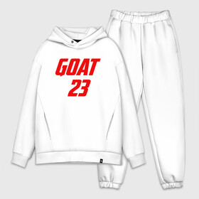 Мужской костюм хлопок OVERSIZE с принтом GOAT 23 в Екатеринбурге,  |  | basketball | bulls | chicago | game | jordan | michael | nba | sport | streetball | баскетбол | баскетболист | буллс | джордан | игра | игрок | майкл | мяч | нба | спорт | стритбол | тренер | чикаго