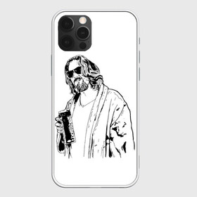 Чехол для iPhone 12 Pro с принтом Большой Лебовски Big Lebowski в Екатеринбурге, силикон | область печати: задняя сторона чехла, без боковых панелей | abide | big | dude | jeff | lebowski | the | большой | лебовски | фильм | чувак