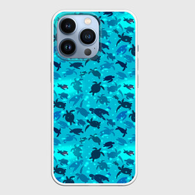 Чехол для iPhone 13 Pro с принтом Черепашки в Екатеринбурге,  |  | животные | море | морская | морские | черепаха | черепахи | черепашка | черепашки