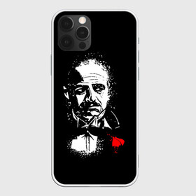 Чехол для iPhone 12 Pro с принтом The Godfather / Крестный отец в Екатеринбурге, силикон | область печати: задняя сторона чехла, без боковых панелей | corleone | gotfather | the godfather | vito andolini corleone | дон вито корлеоне | карлеоне | крестный отец | мафия | старые фильмы | татталья