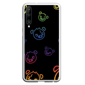 Чехол для Honor P30 с принтом Colorful Bear в Екатеринбурге, Силикон | Область печати: задняя сторона чехла, без боковых панелей | colorful | games | иллюстрация | медведь | обёртка | фортнайт