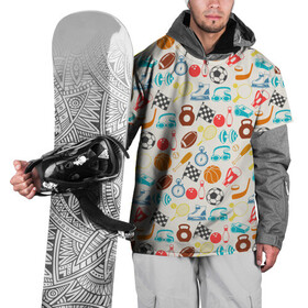 Накидка на куртку 3D с принтом Спорт в Екатеринбурге, 100% полиэстер |  | sport | баскетбол | бейсбол | биатлон | бокс | боулинг | волейбол | гольф | зож | крикет | легкая атлетика | лыжный спорт | мма | плавание | регби | спорт | спортсмен | теннис | тяжелая атлетика