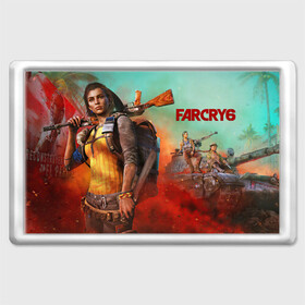 Магнит 45*70 с принтом Far Cry 6 Фар Край 6 в Екатеринбурге, Пластик | Размер: 78*52 мм; Размер печати: 70*45 | far cry | farcry | game | во все тяжкие | джанкарло | игра | тайны коко | фар край | фаркрай | эспозито