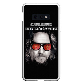 Чехол для Samsung S10E с принтом The Big Lebowski в Екатеринбурге, Силикон | Область печати: задняя сторона чехла, без боковых панелей | Тематика изображения на принте: dude | jeff bridges | the big lebowski | большой лебовский | джефф бриджес | ковер | красные очки | узор | фильм | чувак