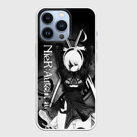 Чехол для iPhone 13 Pro с принтом Nier: Automata, 2B в Екатеринбурге,  |  | 2b | 9s | a2 | emil | nier | nier automata | nier: automata | yorha | игры | нир | эмиль