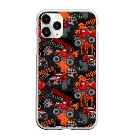 Чехол для iPhone 11 Pro Max матовый с принтом MONSTER TRUCK RED в Екатеринбурге, Силикон |  | Тематика изображения на принте: 4x4 | hummer | monster | truck | гонка | гонщик | грузовики | джип | джипы | кольцевые гонки | хаммер