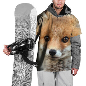 Накидка на куртку 3D с принтом Миленький лисенок в Екатеринбурге, 100% полиэстер |  | Тематика изображения на принте: fox | foxy | животное | звери | лиса | лисенок | лисичка | милая | рыжая | фокс