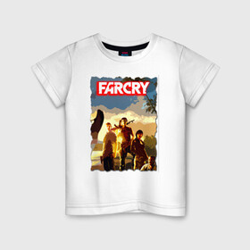 Детская футболка хлопок с принтом FARCRY TROPIC 3 в Екатеринбурге, 100% хлопок | круглый вырез горловины, полуприлегающий силуэт, длина до линии бедер | farcry | fc 5 | fc5 | фар край