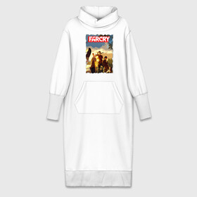 Платье удлиненное хлопок с принтом FARCRY TROPIC 3 в Екатеринбурге,  |  | farcry | fc 5 | fc5 | фар край