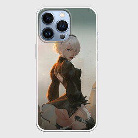 Чехол для iPhone 13 Pro с принтом Nier в Екатеринбурге,  |  | Тематика изображения на принте: automata | game | nier | robots | yorha | андроид | аниме | воин | девушка | игра | нир | робот | самурай | экшн