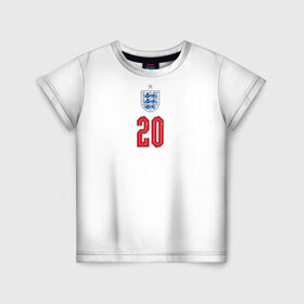 Детская футболка 3D с принтом Фил Фоден форма Англия в Екатеринбурге, 100% гипоаллергенный полиэфир | прямой крой, круглый вырез горловины, длина до линии бедер, чуть спущенное плечо, ткань немного тянется | Тематика изображения на принте: 2020 | 2021 | euro | fifa | fil | foden | uefa | аглийская | англичане | англия | евро | сборная англии | сборной | уефа | фил фоден | филип | фифа | фоден | форма | футбол | футбольная