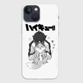 Чехол для iPhone 13 mini с принтом Haikyu Кошка Некома в Екатеринбурге,  |  | anime | haikyu | haikyuu | ics | manga | neko | nekoma high | toritsu nekoma | аниме | волейбол | волейбольный клуб | ворон | иероглифы | кот | манга | мозаика | мяч | нога | средняя школа | старшая некома | хаику | хаикую