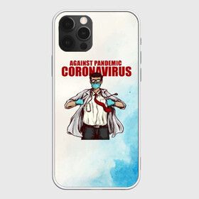 Чехол для iPhone 12 Pro Max с принтом Coronavirus в Екатеринбурге, Силикон |  | corona | covid | doc | doctor | virus | арт | вирус | врач | графика | доктор | ковид | коронавирус