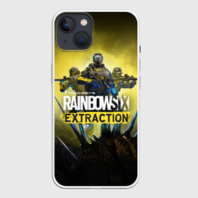 Чехол для iPhone 13 с принтом Rainbow Six Extraction   Радуга 6 Эвакуация в Екатеринбурге,  |  | Тематика изображения на принте: battlefield | call | clancy | cod | counter | csgo | duty | extraction | ghost | rainbow | rainbowsix | recon | siege | six | strike | tom | war | боец | воин | война | клэнси | ксго | оружие | осада | радуга | рейнбов | рейнбоу | рэйнбоу | солдат | том |