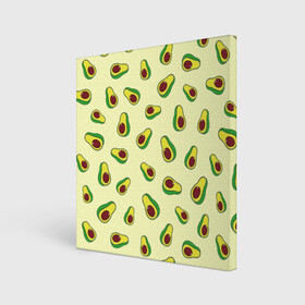 Холст квадратный с принтом Авокадо / Avocado в Екатеринбурге, 100% ПВХ |  | avocado | casual | exotic | fashion | food | pattern | summer | tropical | авокадо | авокадо паттерн | вкусняшки | еда | жара | лето | мексика | овощи | острова | отпуск | плоды | повседневные | растения | сладкий | спелый | тропики